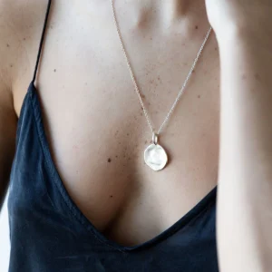 COLGANTE MONEDA IRREGULAR | PLATA