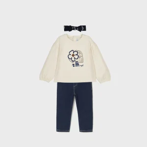 Conj. Camisa ml y pantalon tejano mac-marino