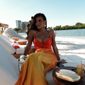 Vestido Luna - Naranja Degradé