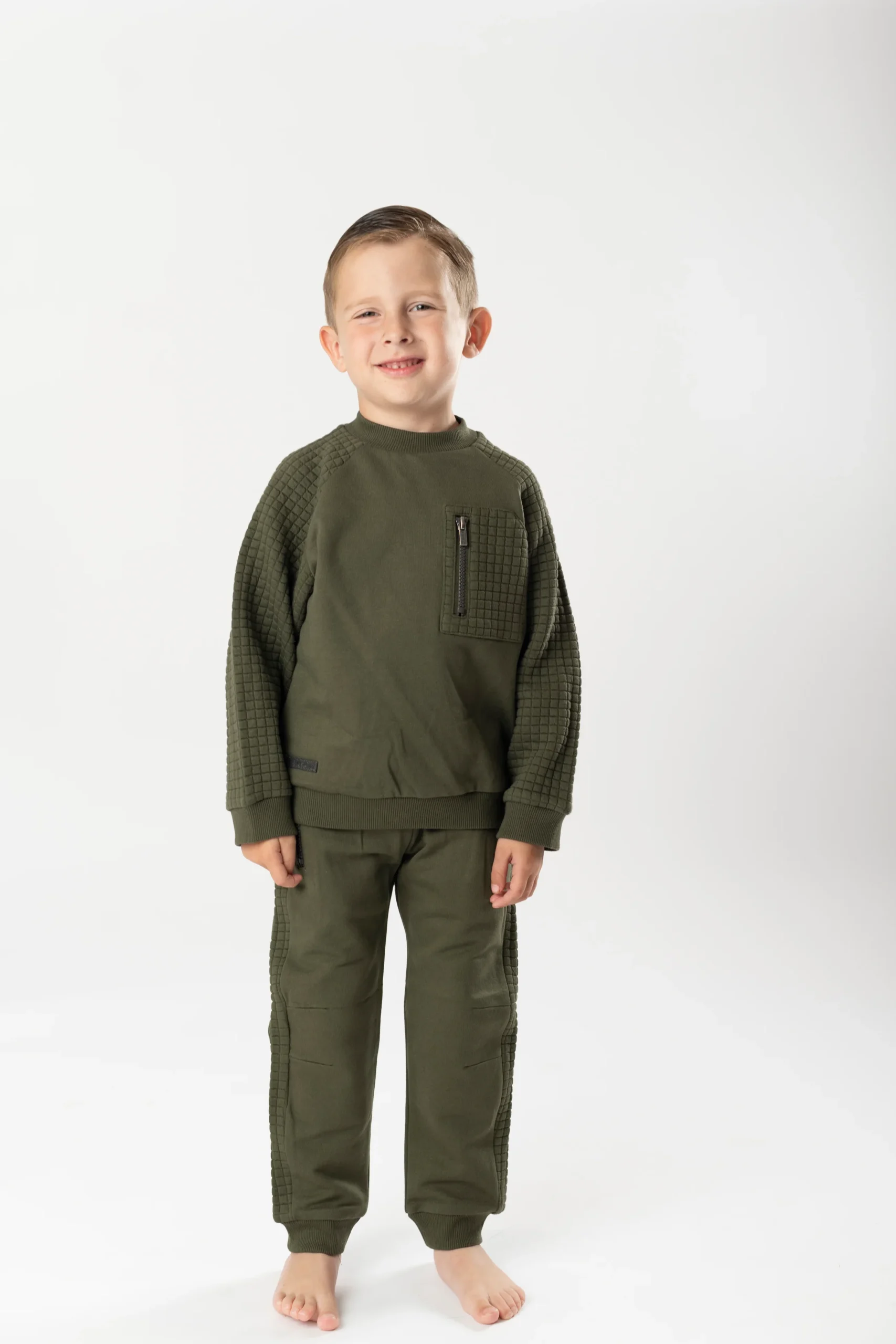 Conj. Punto padding musgo - Imagen 3