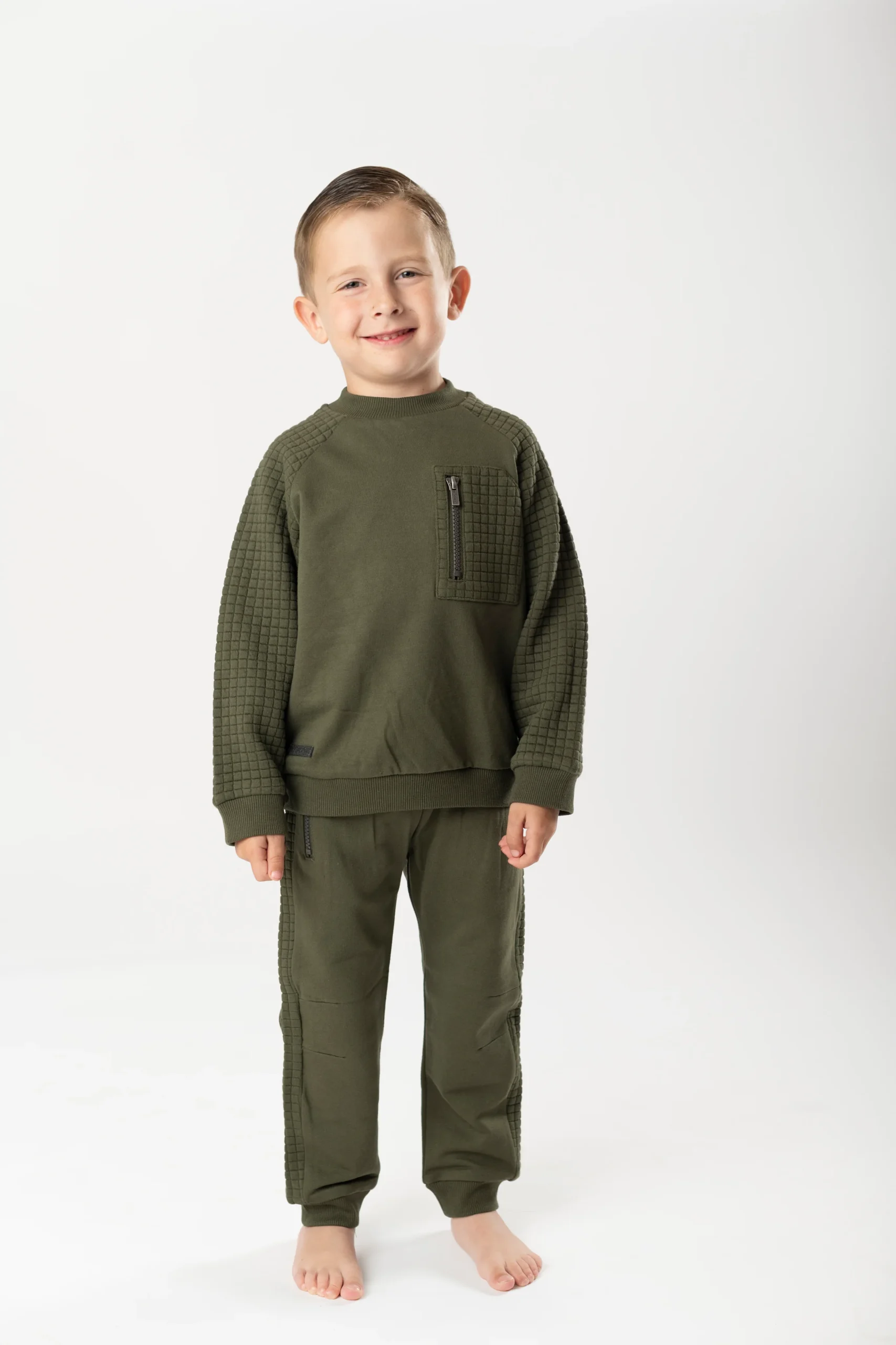 Conj. Punto padding musgo - Imagen 5