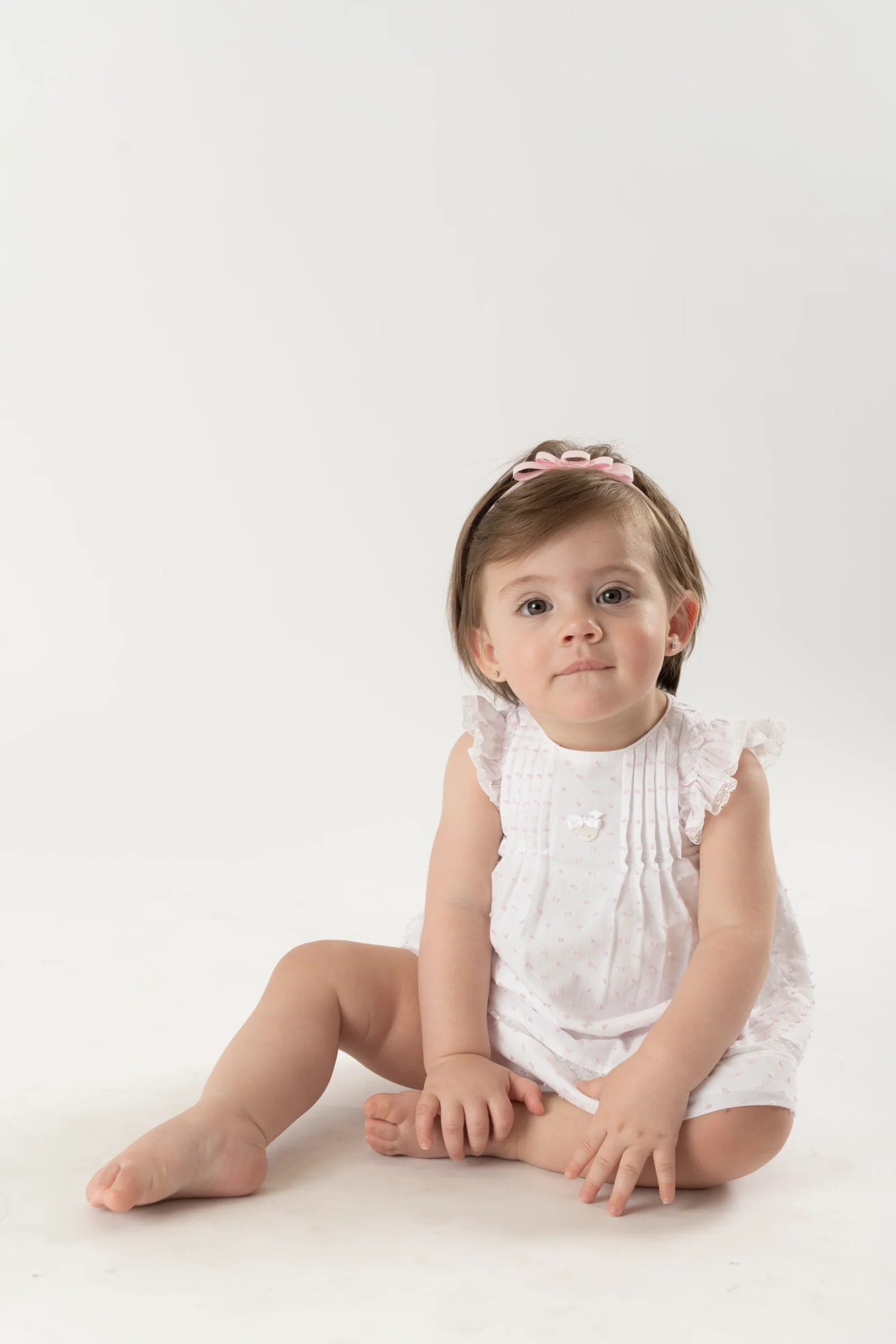 VESTIDO C/BRAGA TELA PLUMETI NIÑA VOLTERRA - Imagen 5