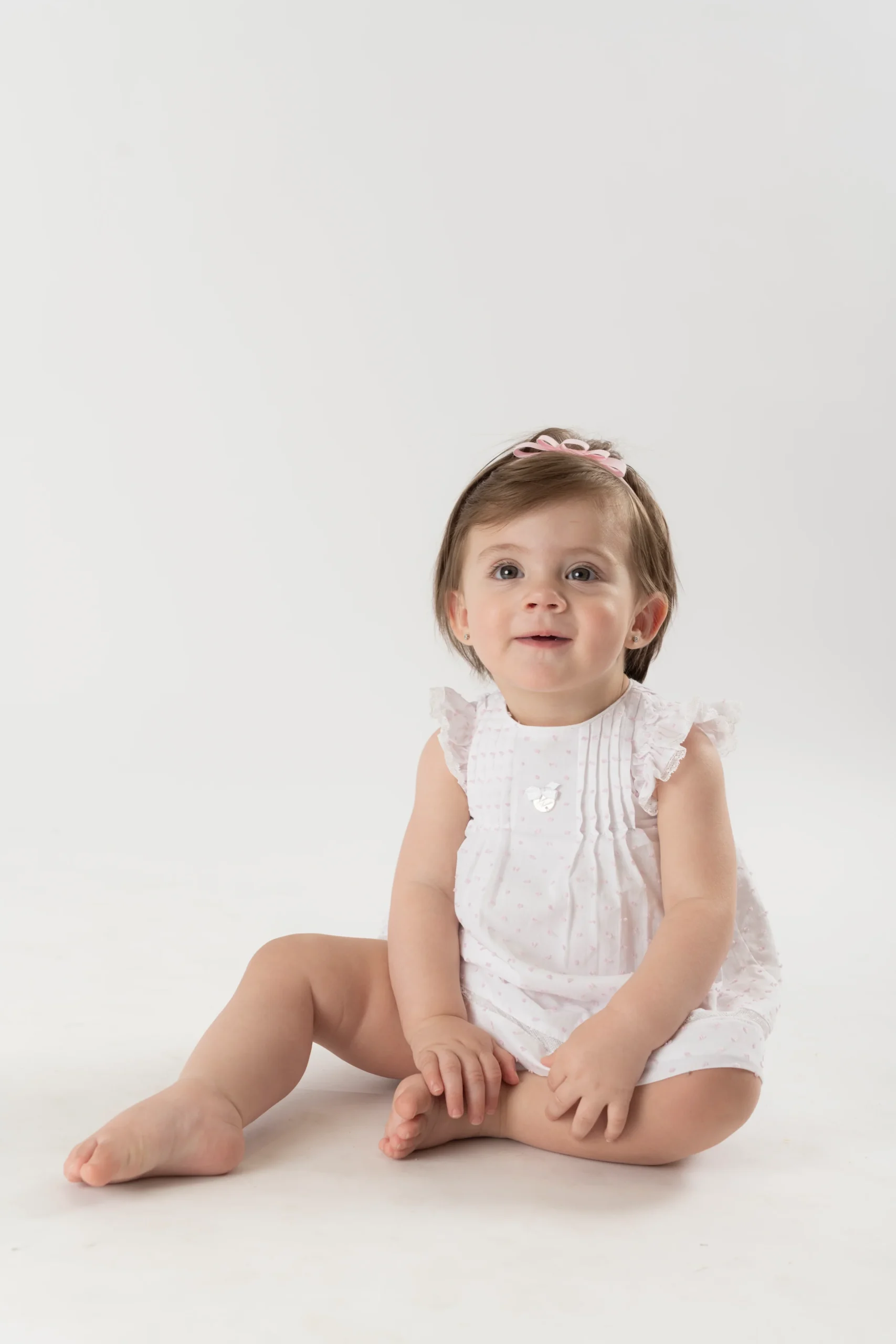 VESTIDO C/BRAGA TELA PLUMETI NIÑA VOLTERRA - Imagen 6