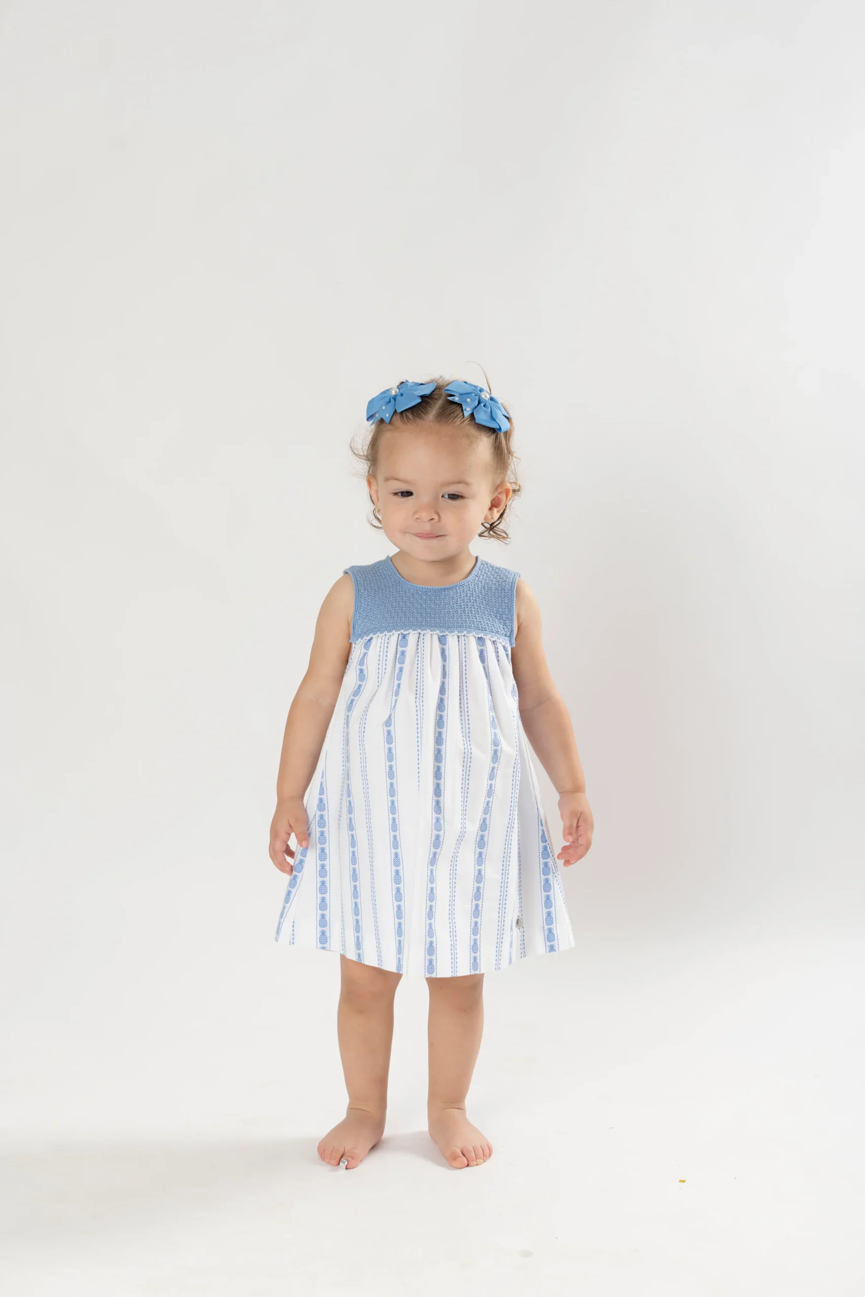 VESTIDO PTO/TELA "DORNA" - Imagen 3