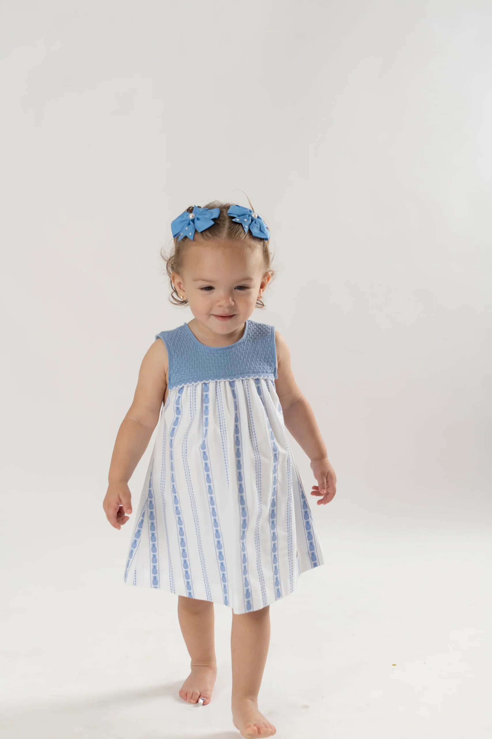 VESTIDO PTO/TELA "DORNA" - Imagen 6