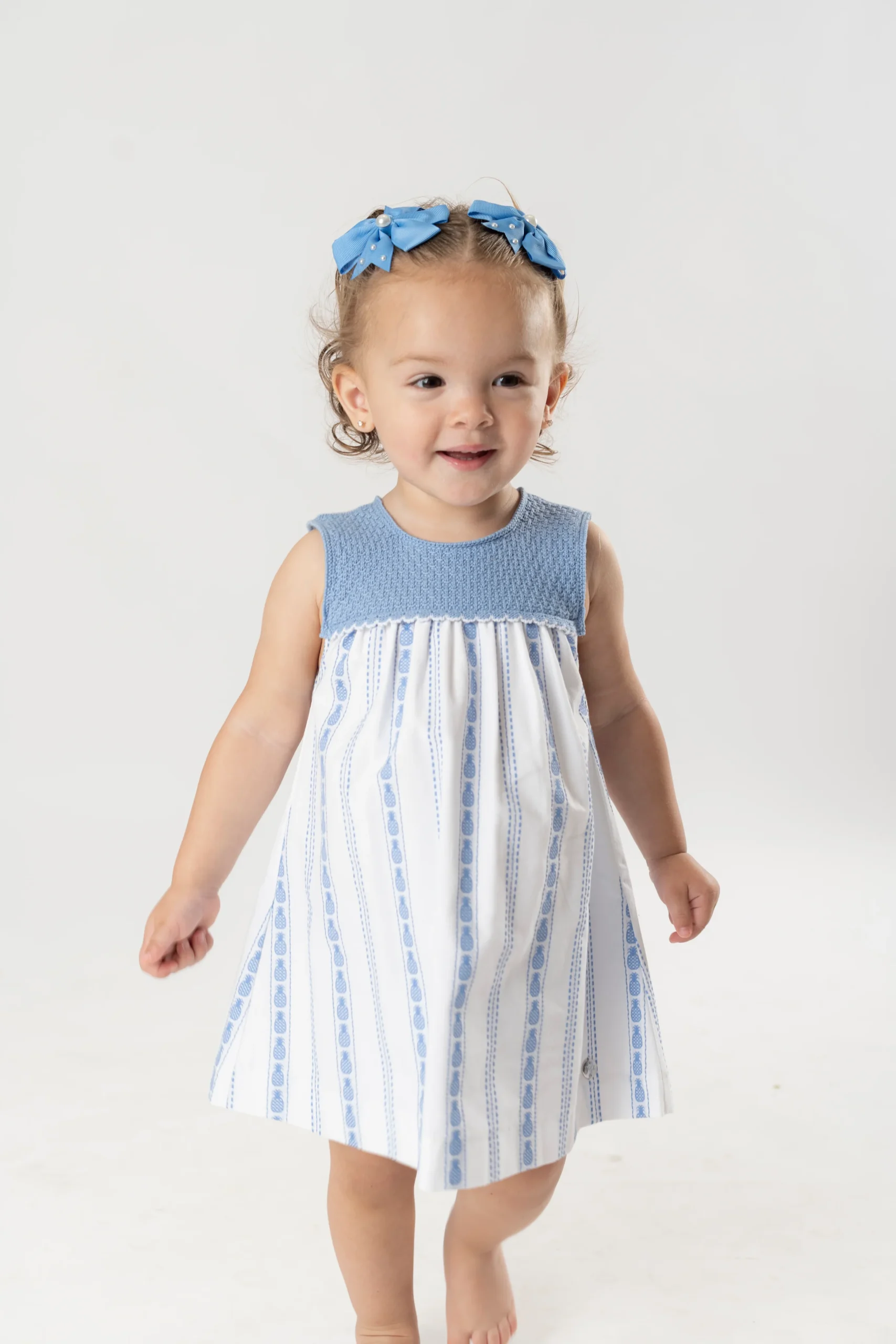 VESTIDO PTO/TELA "DORNA" - Imagen 7