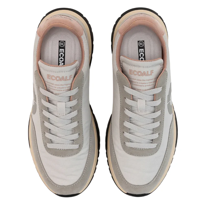 Ecoalf Venturaalf Sneakers Mujer MCWSHSNVENTU0467 Gris Claro -50825 - Imagen 3