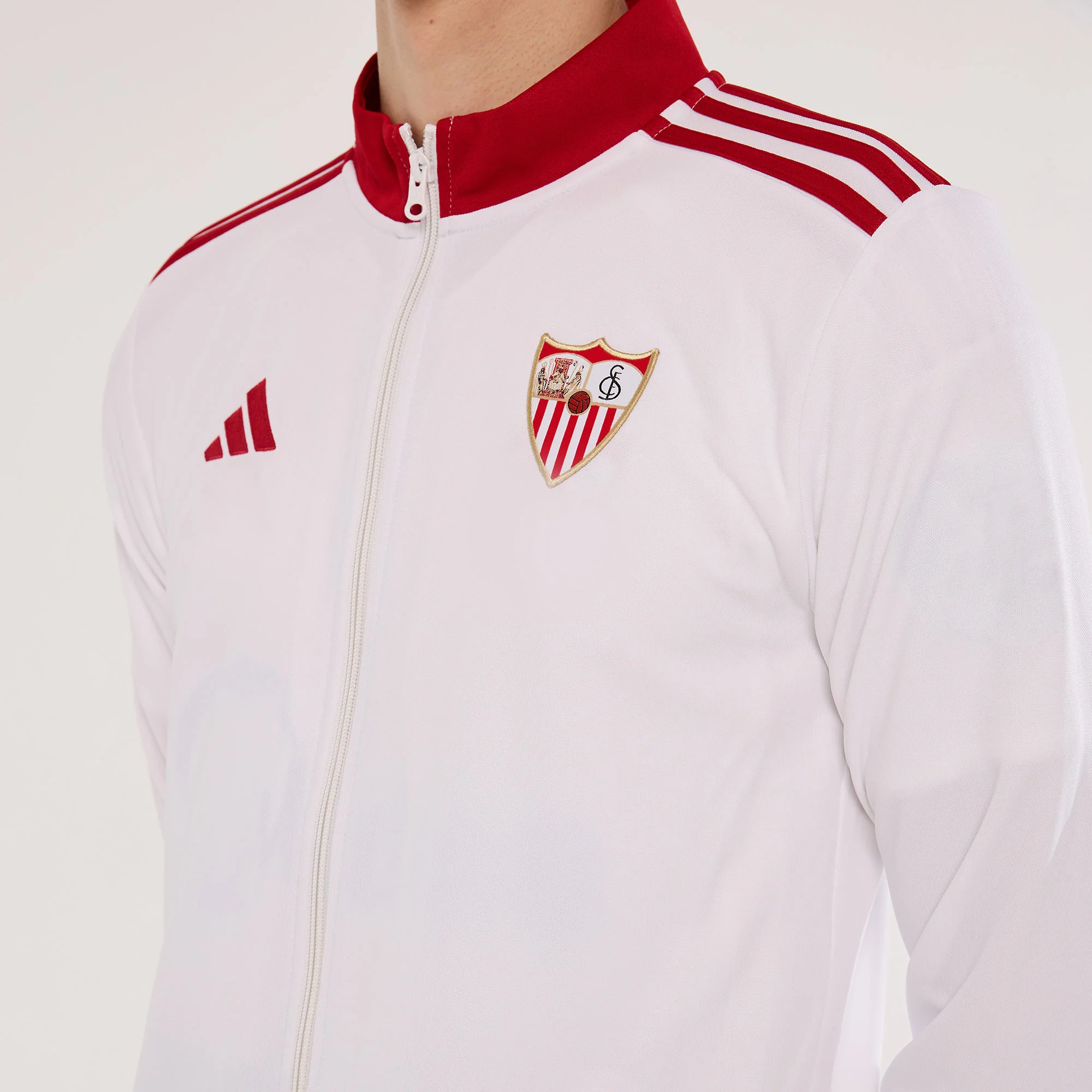 Sudadera blanca prematch adulto 25/26 - Imagen 3
