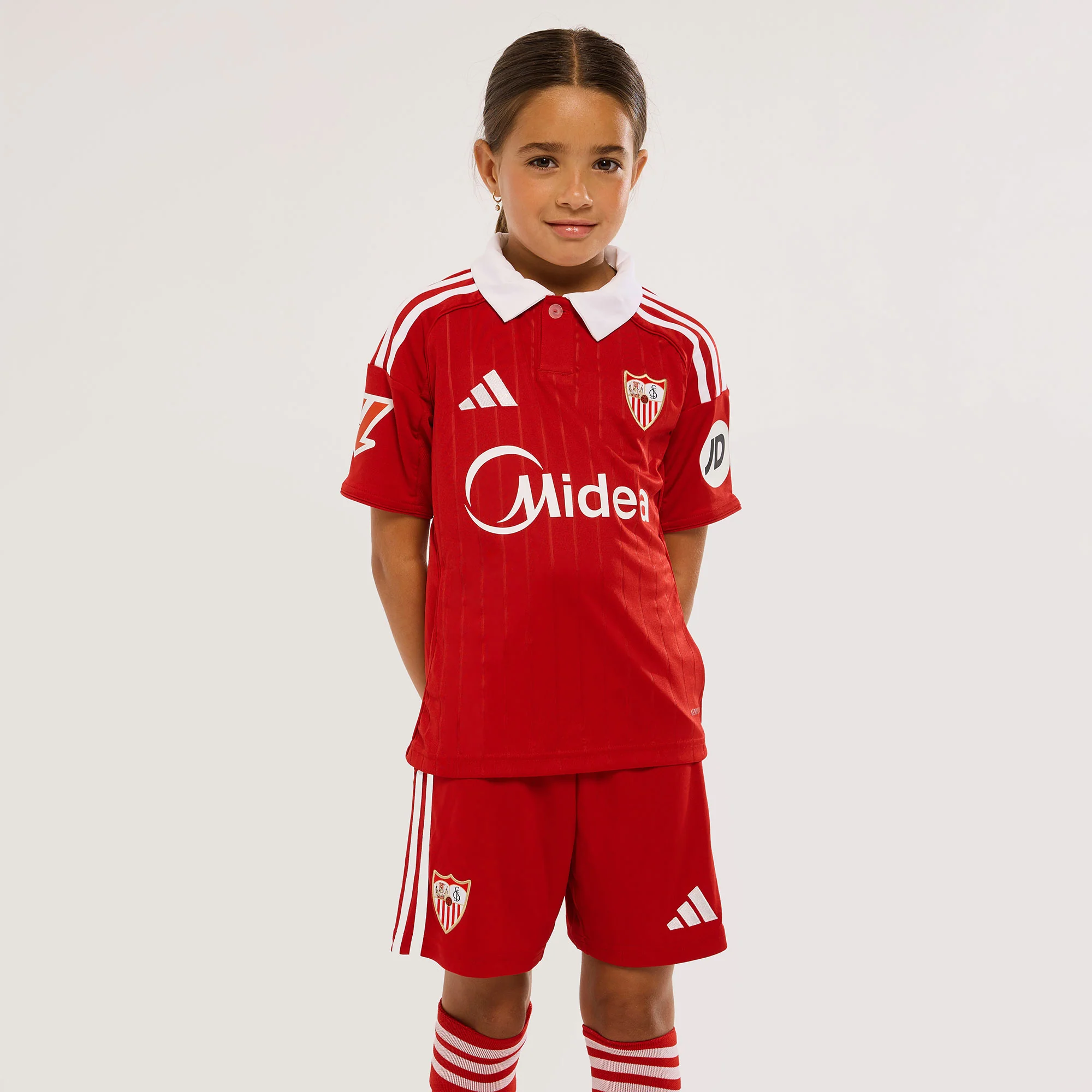 Camiseta niño 2ª Sevilla FC 25/26 roja - Imagen 4