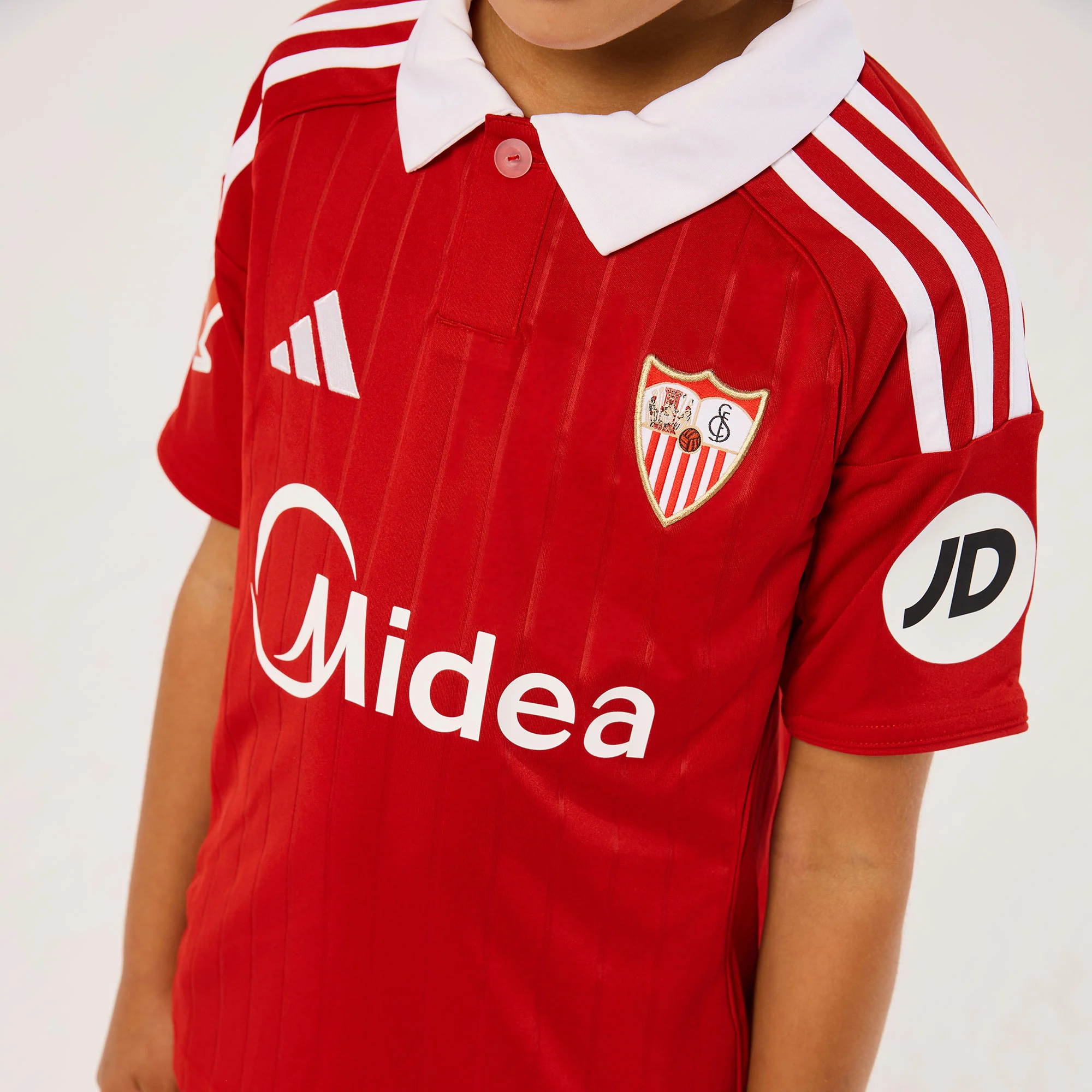 Camiseta niño 2ª Sevilla FC 25/26 roja - Imagen 3