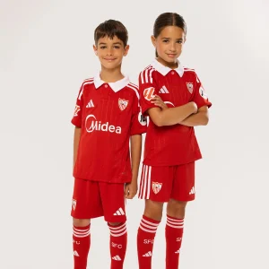 Camiseta niño 2ª Sevilla FC 25/26 roja