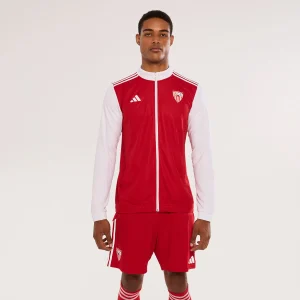 Sudadera roja prematch adulto 25/26