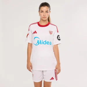 Camiseta mujer 1ª Sevilla FC 25/26 blanca