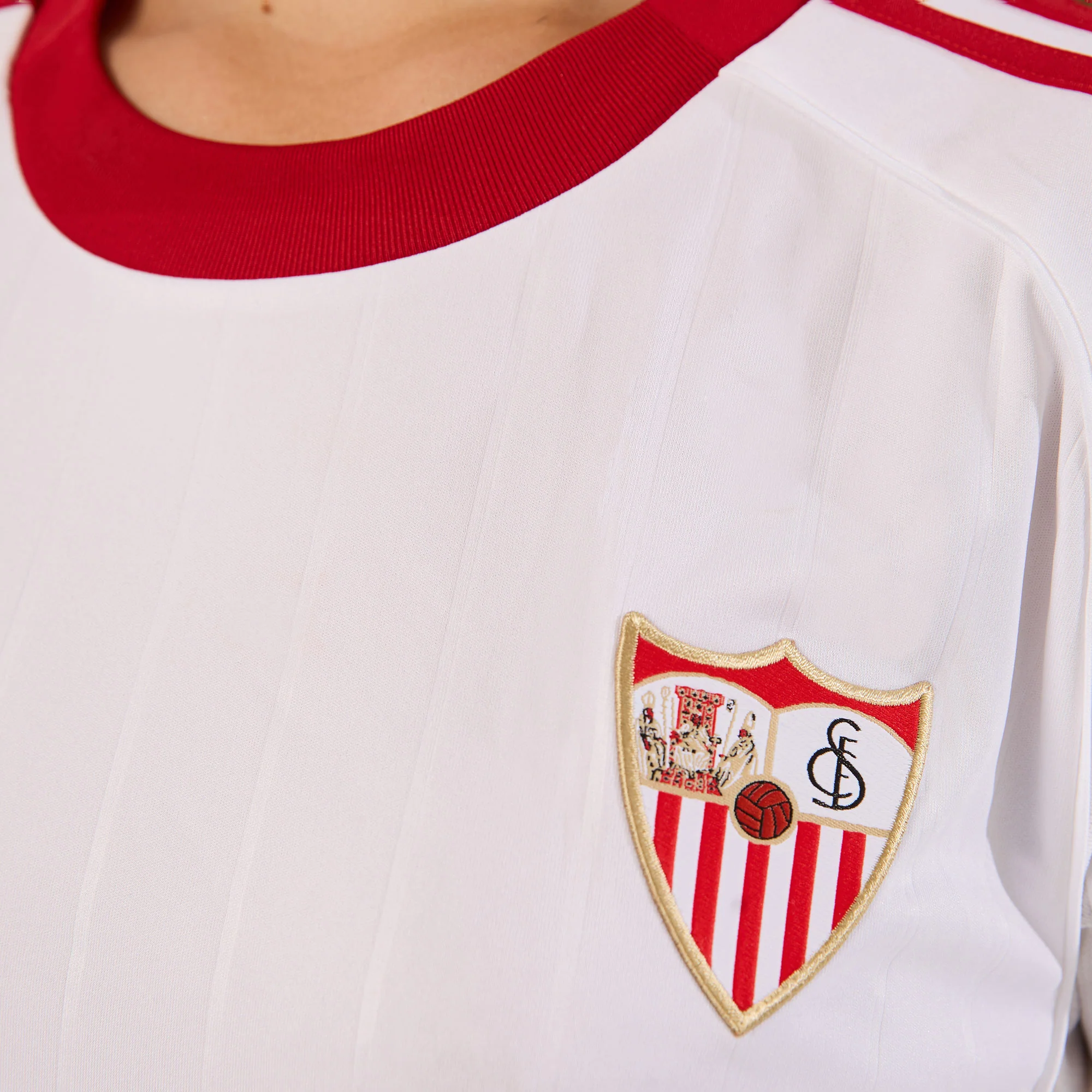 Camiseta mujer 1ª Sevilla FC 25/26 blanca - Imagen 5
