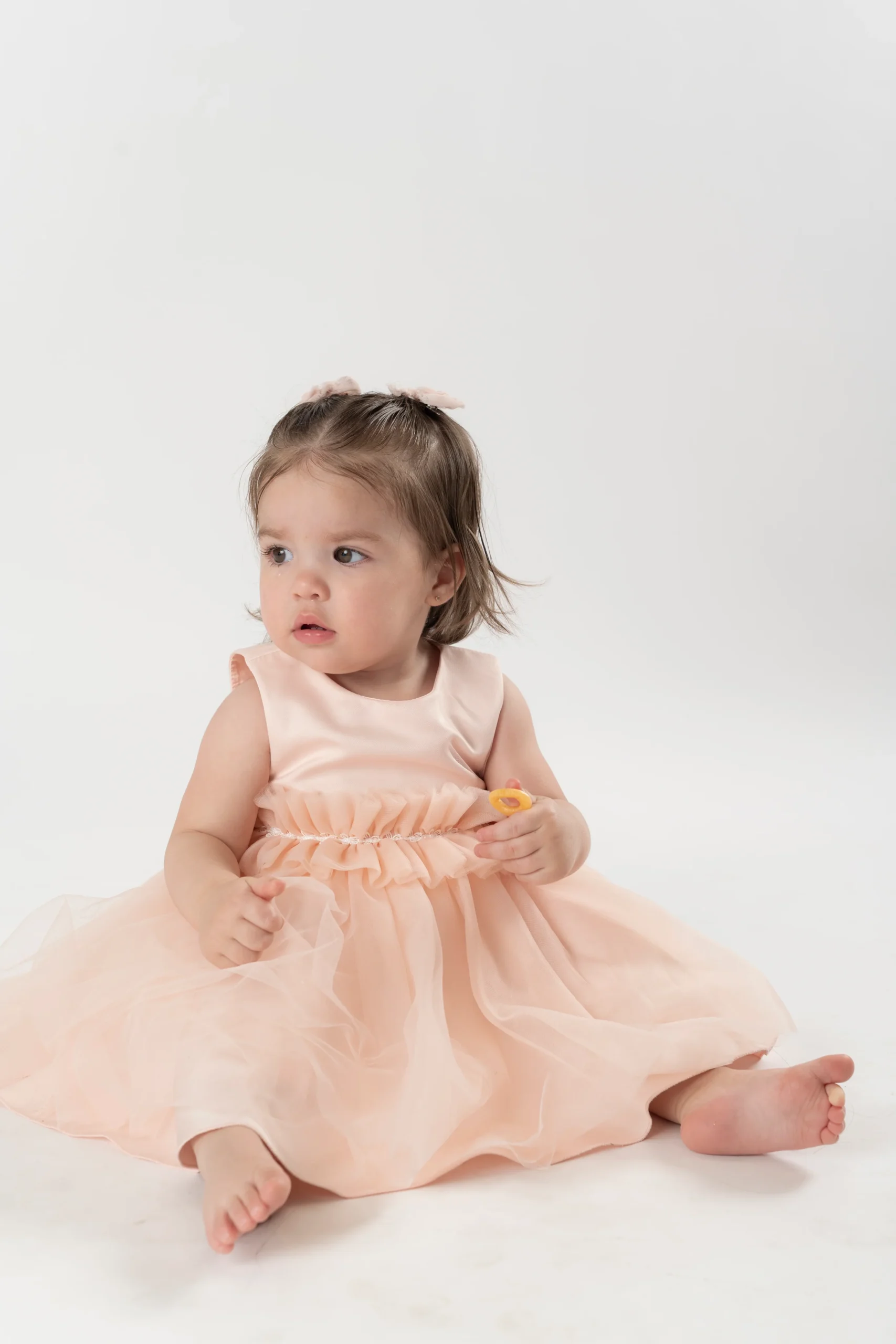 Vestido tul volantes peonia - Imagen 4