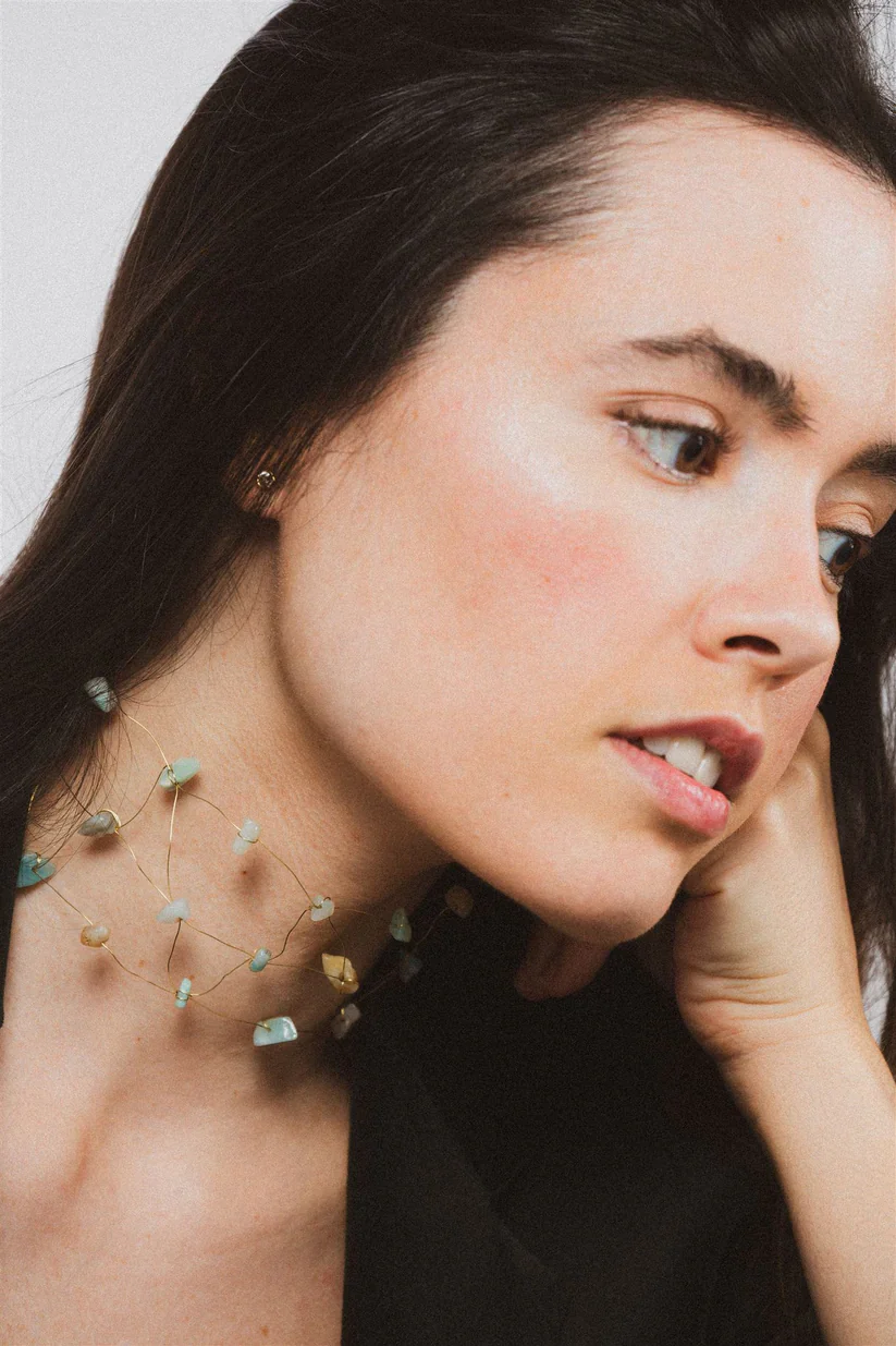 CHOKER LAINE | AZUL CIELO