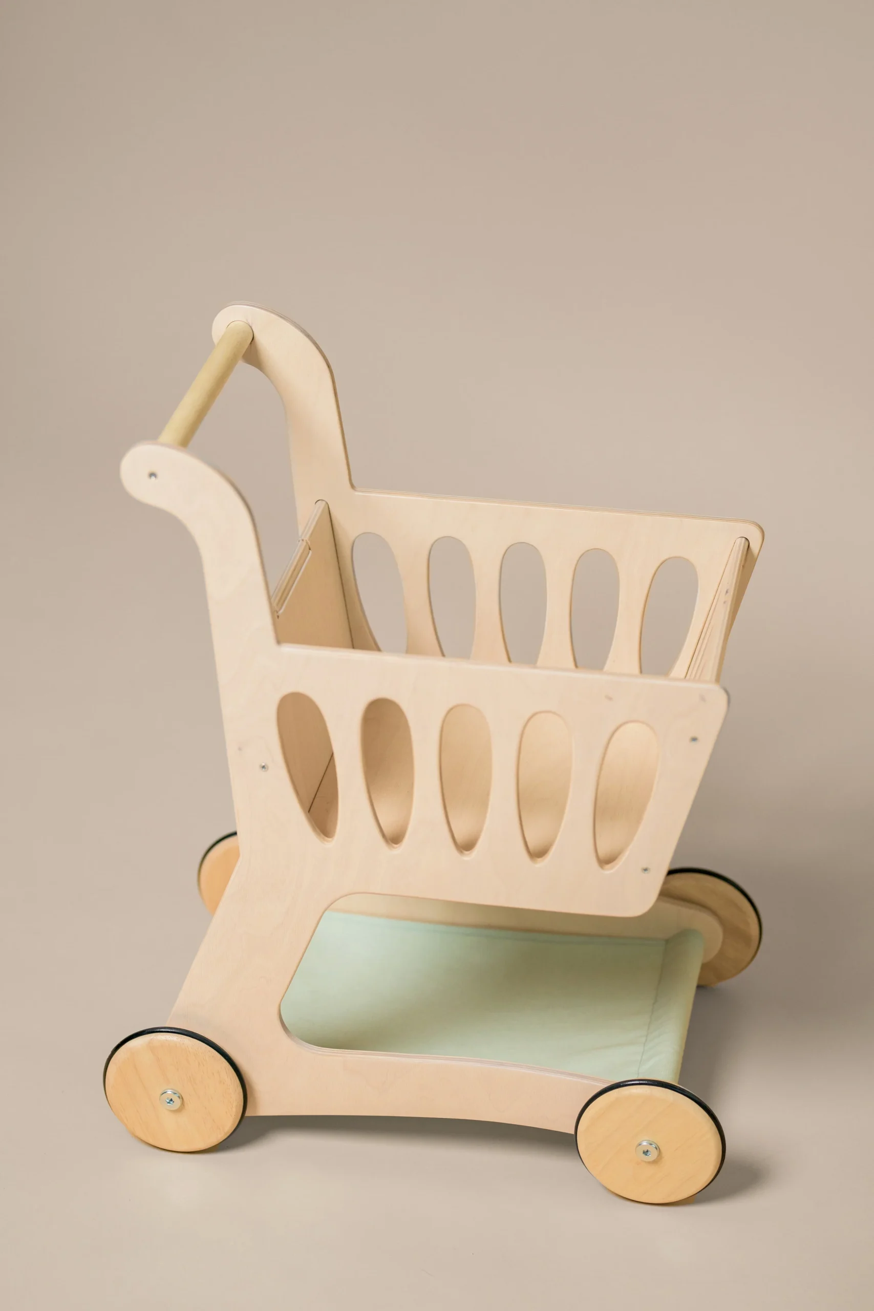 Carrito supermercado madera - Imagen 5