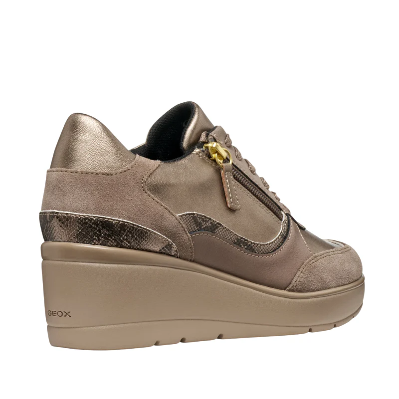 Geox D Ilde A - Gbk Perl.+Scamoscia D46RAA*0AJ22 Taupe -51643 - Imagen 4