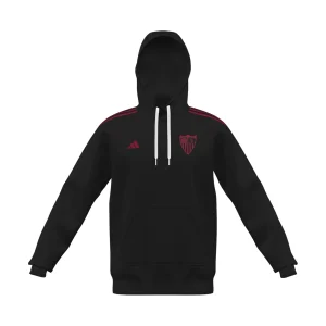 Sudadera niño con capucha Sevilla FC 25/26 negra