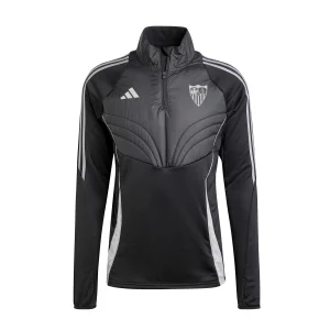 Sudadera niño paseo Sevilla FC 25/26 negra