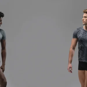 Camiseta de manga corta ABRAX para hombre de Ballet Rosa