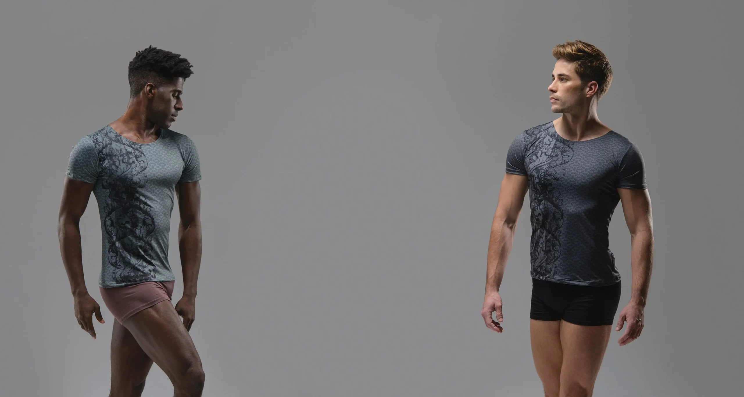 Camiseta de manga corta ABRAX para hombre de Ballet Rosa