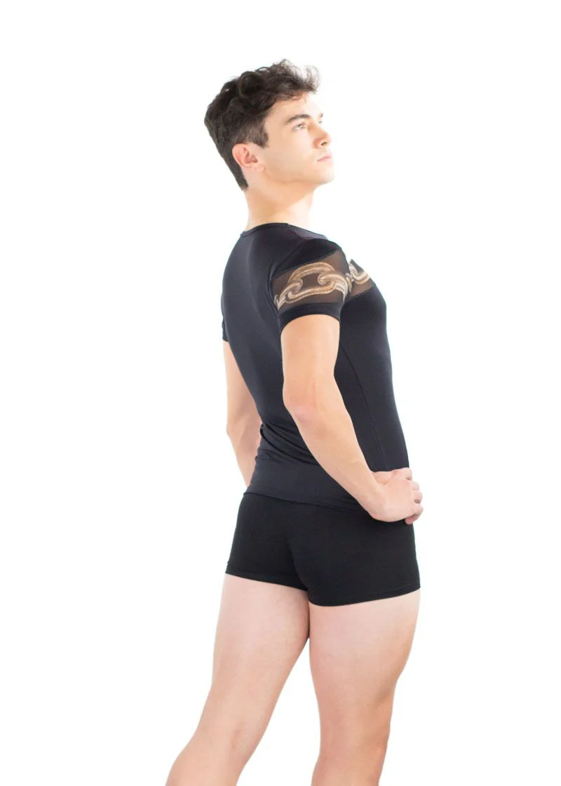 Camiseta de manga corta OMAR para hombre de Ballet Rosa - Imagen 4