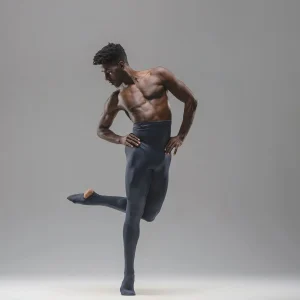 Mallas de danza con pie ALU para hombre de Ballet Rosa