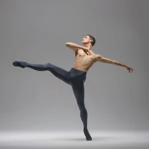 Mallas de danza con pie JEREMY para hombre de Ballet Rosa