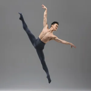 Mallas de danza con pie RYO para hombre de Ballet Rosa