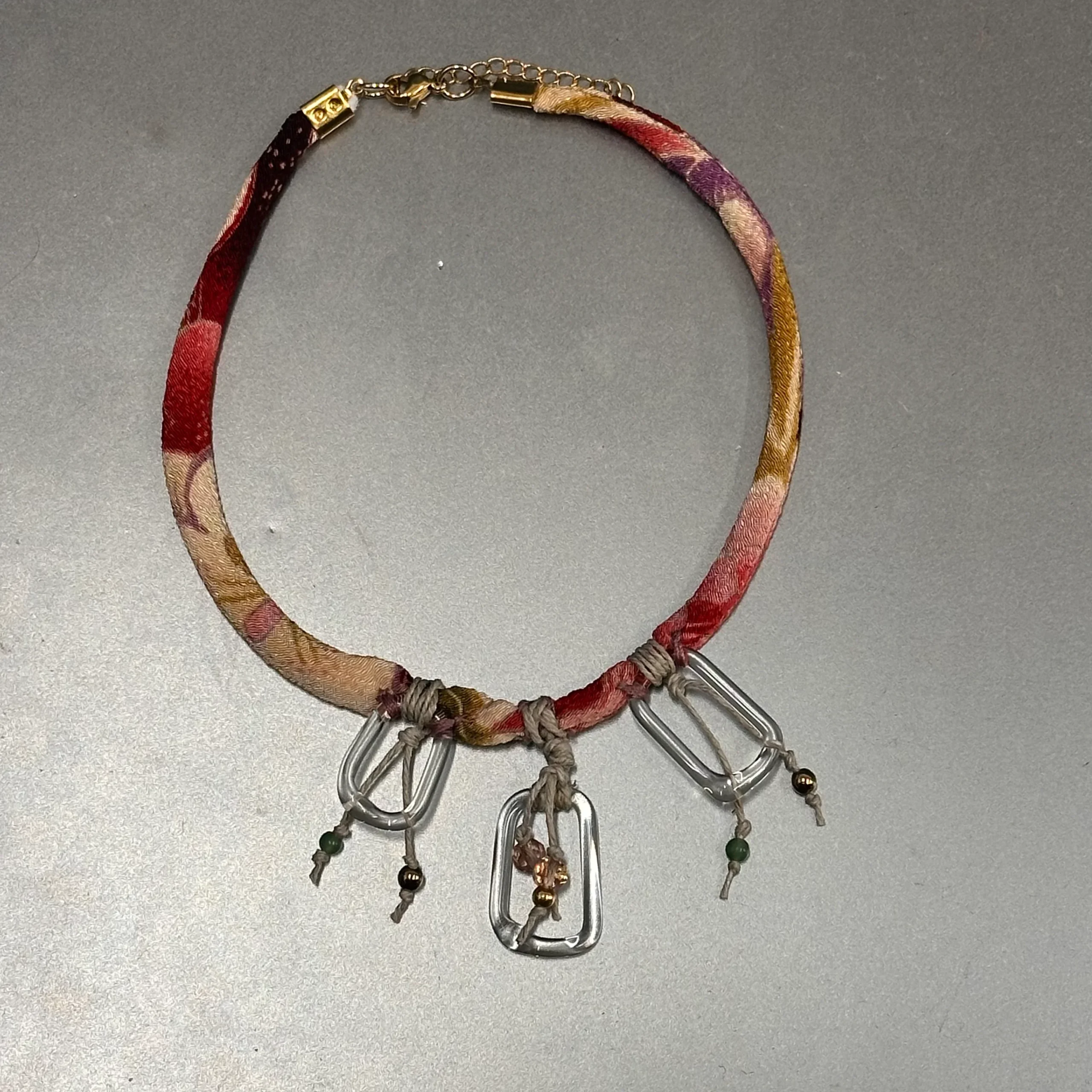 COLLAR SEDA + CRISTAL - Imagen 6