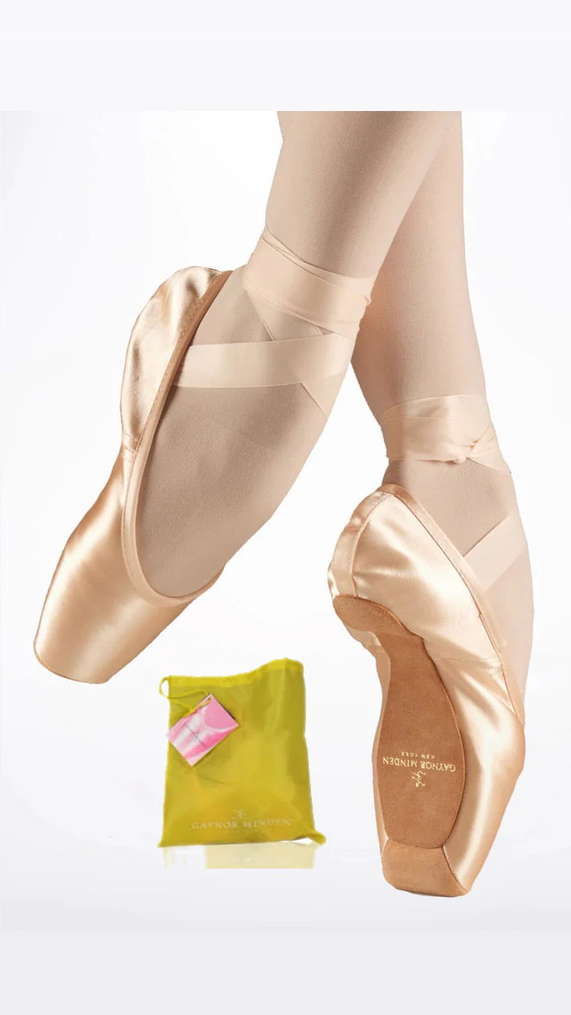 Zapatillas de puntas CLASSIC FIT CL X bolsa AMARILLA ancho M de Gaynor Minden