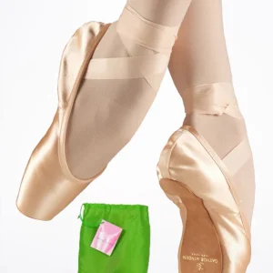 Zapatillas de puntas LYRA CLASSIC FIT CL H bolsa VERDE ancho W de Gaynor Minden