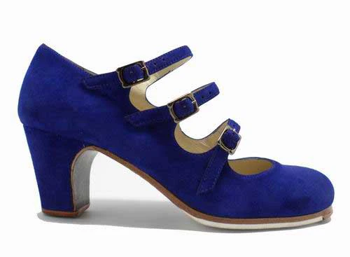 Zapato de flamenco M08 TRES CORREAS de Begoña Cervera - Imagen 6