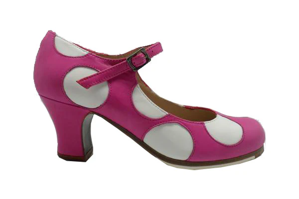 Zapato de flamenco M68 LUNARES de Begoña Cervera - Imagen 4