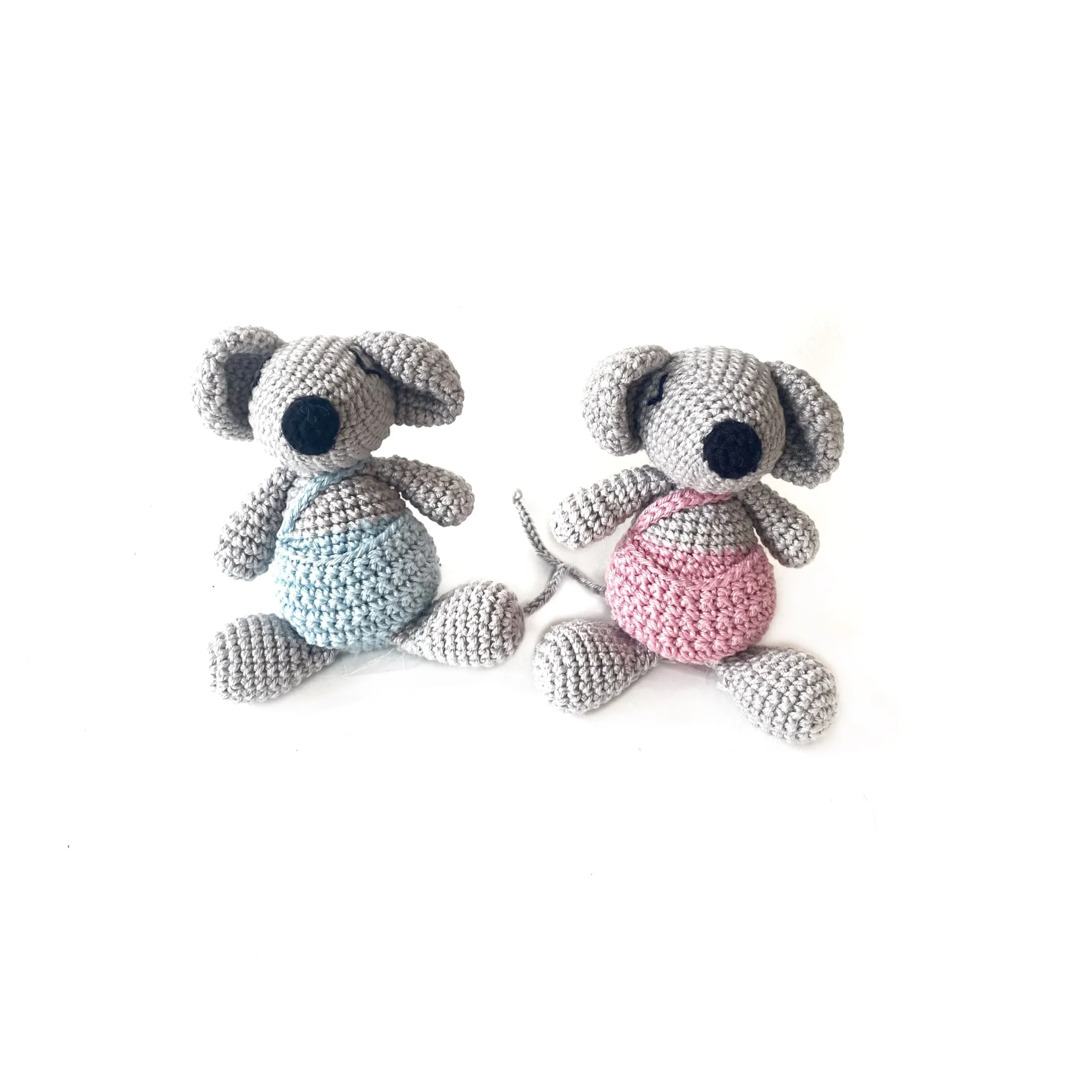 Ratoncito Tejido c/ bolsita para diente