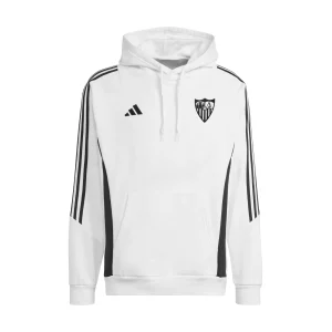 Sudadera niño con capucha Sevilla FC 25/26 blanca