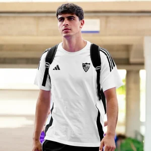 Camiseta adulto paseo Sevilla FC 25/26 blanca