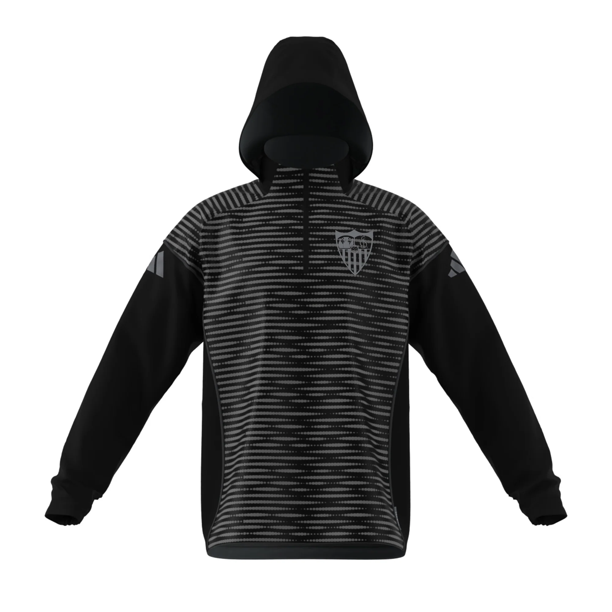 Sudadera adulto Sevilla FC 25/26 negra - Imagen 6