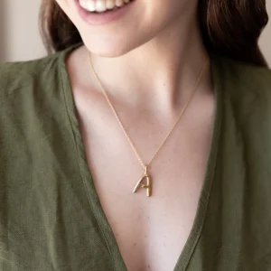 COLGANTE INICIAL SMALL | BRONCE