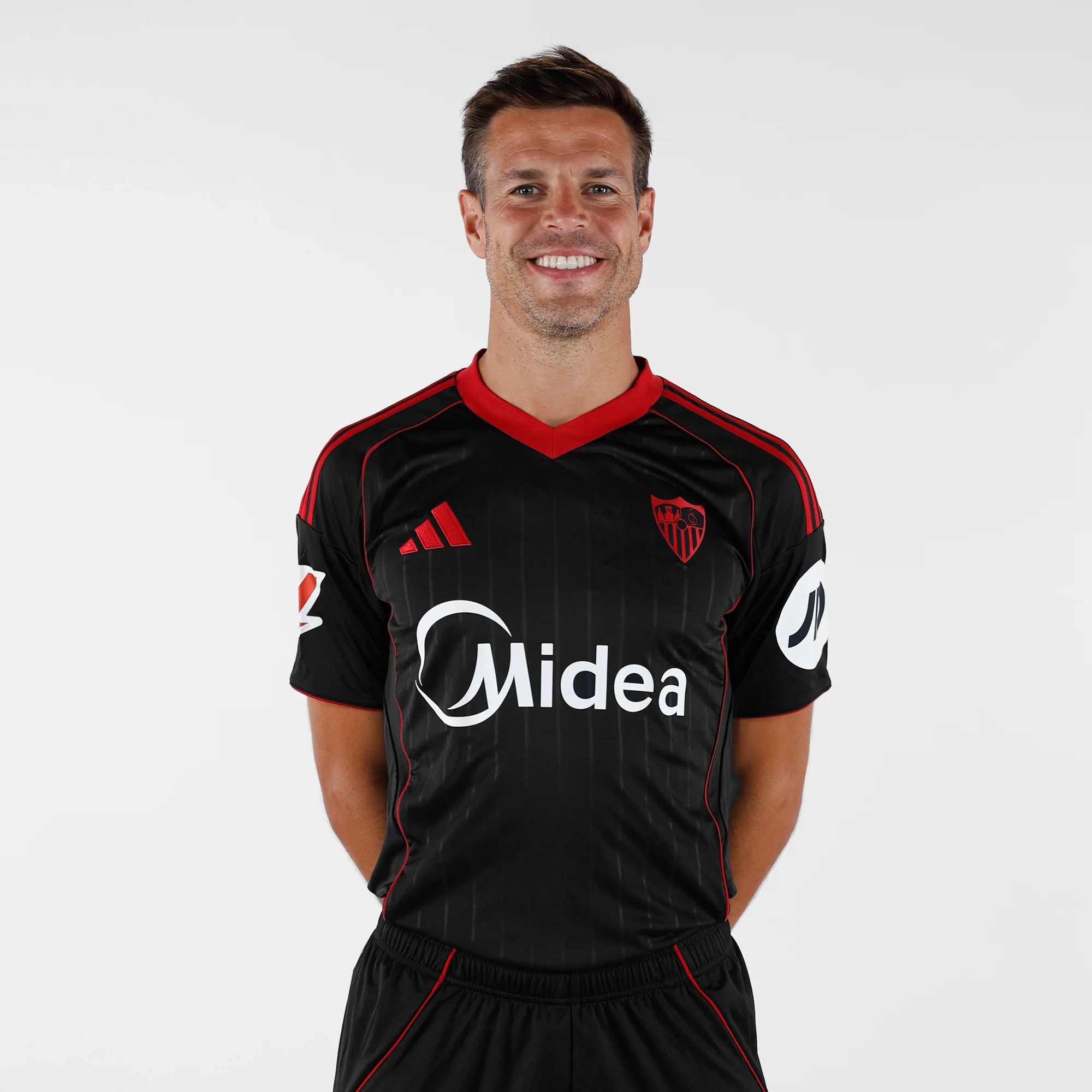 Camiseta adulto 3ª Sevilla FC 25/26 negra