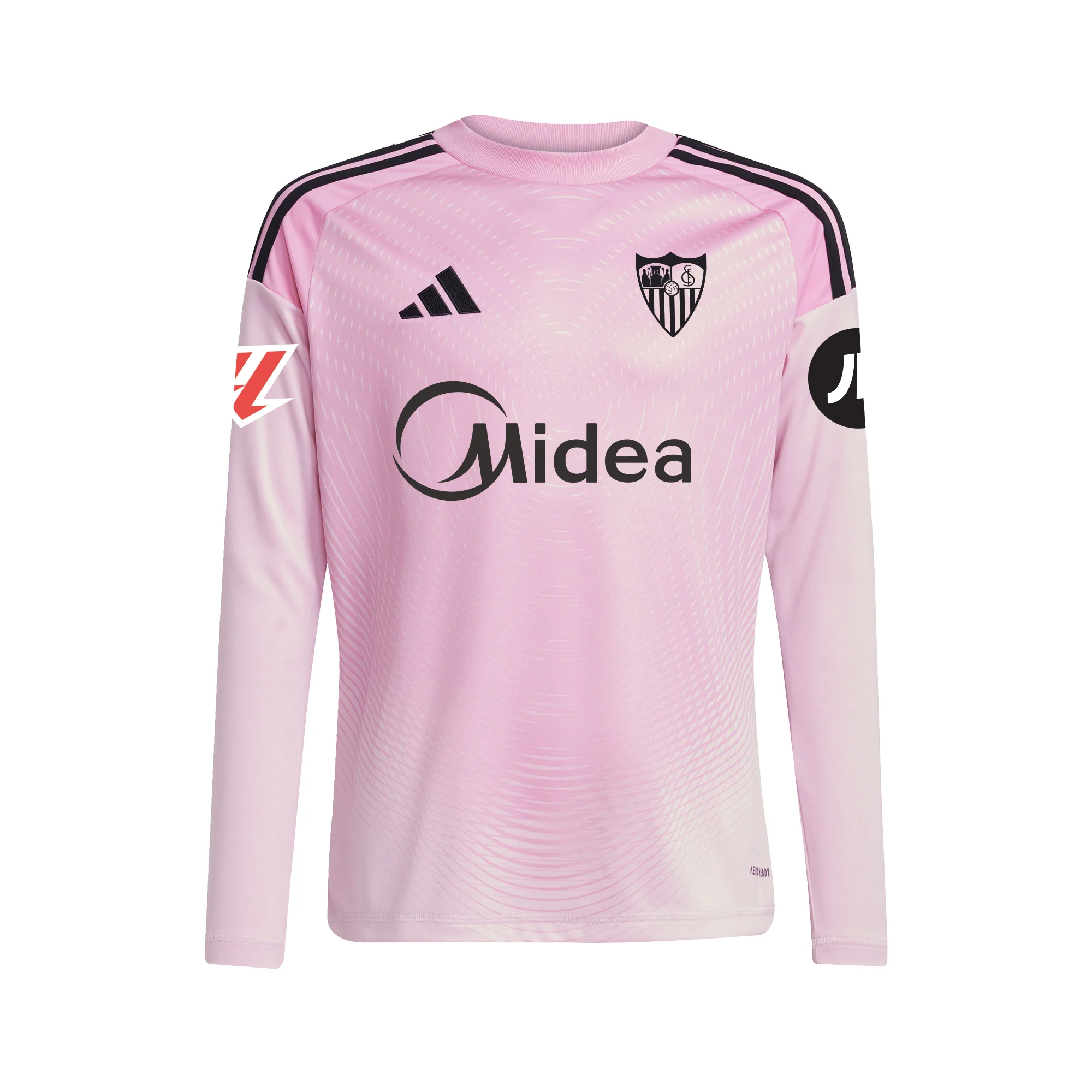 Camiseta 2ª portero niño rosa 25/26