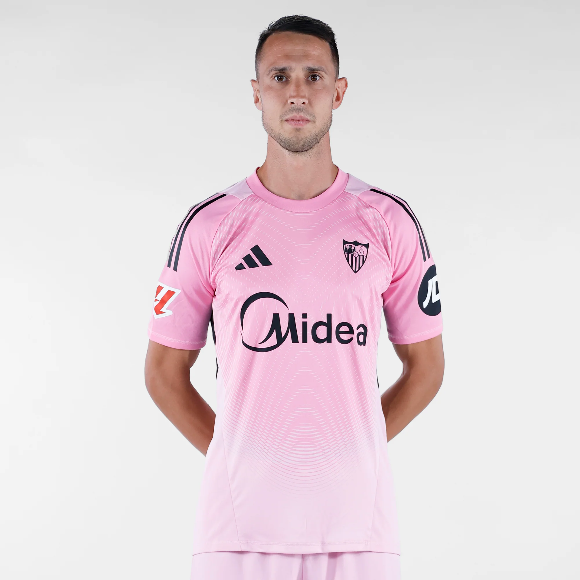 Camiseta 2ª portero adulto rosa 25/26