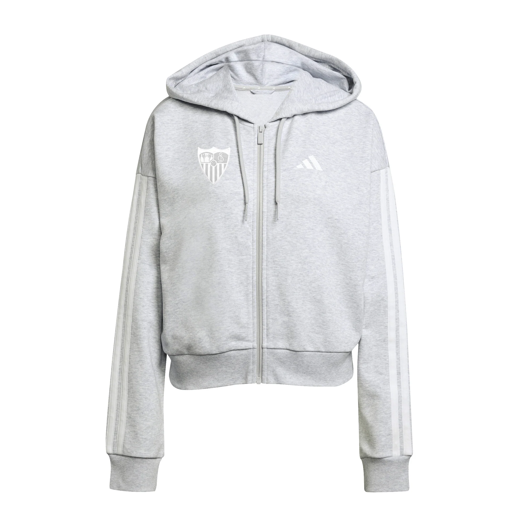 Sudadera mujer con capucha Sevilla FC 25/26 gris