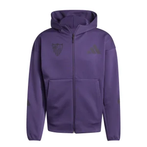 Sudadera adulto con capucha Sevilla FC 25/26 morada