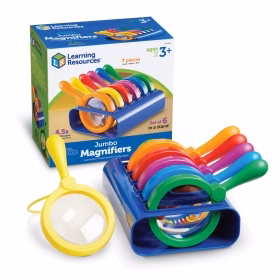 Jumbo Magnifiers (Set de Lupas con Base)
