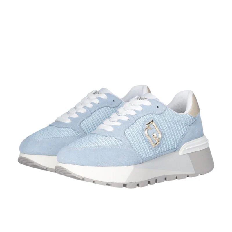 Liu jo amazing 25 - sneaker cow ba5049px027 50231 AZUL - Imagen 6