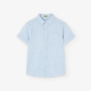 LINEN BLUE SHIRT