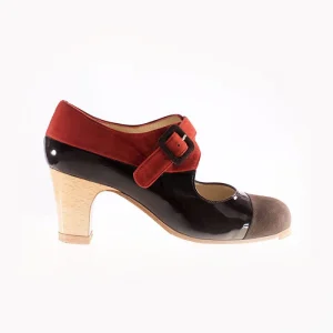 Zapato de flamenco M38 TRICOLOR II de Begoña Cervera