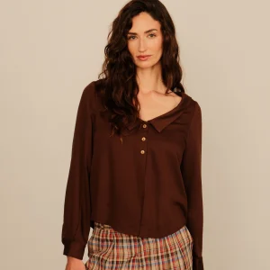 CAMISA GRACA | CHOCOLATE